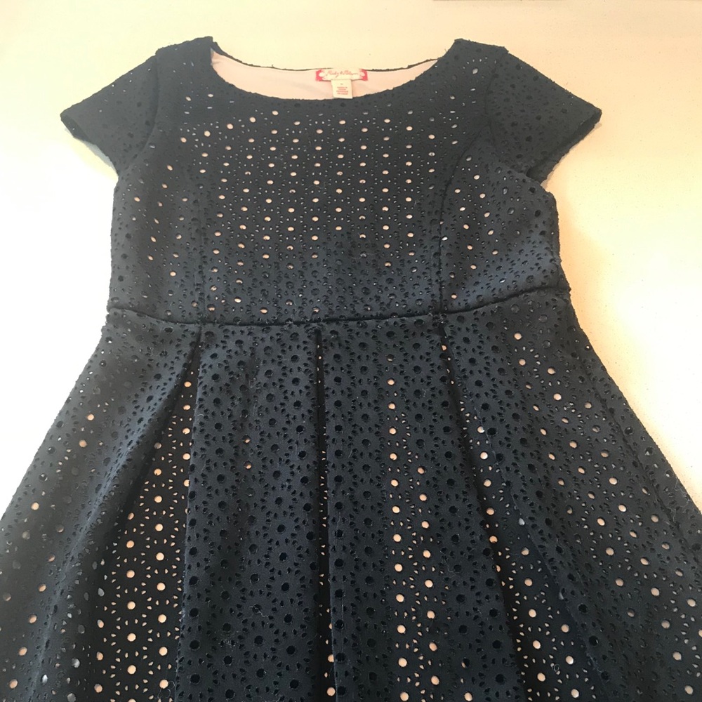 Adorable black laser cut Ruby and Bloom dress